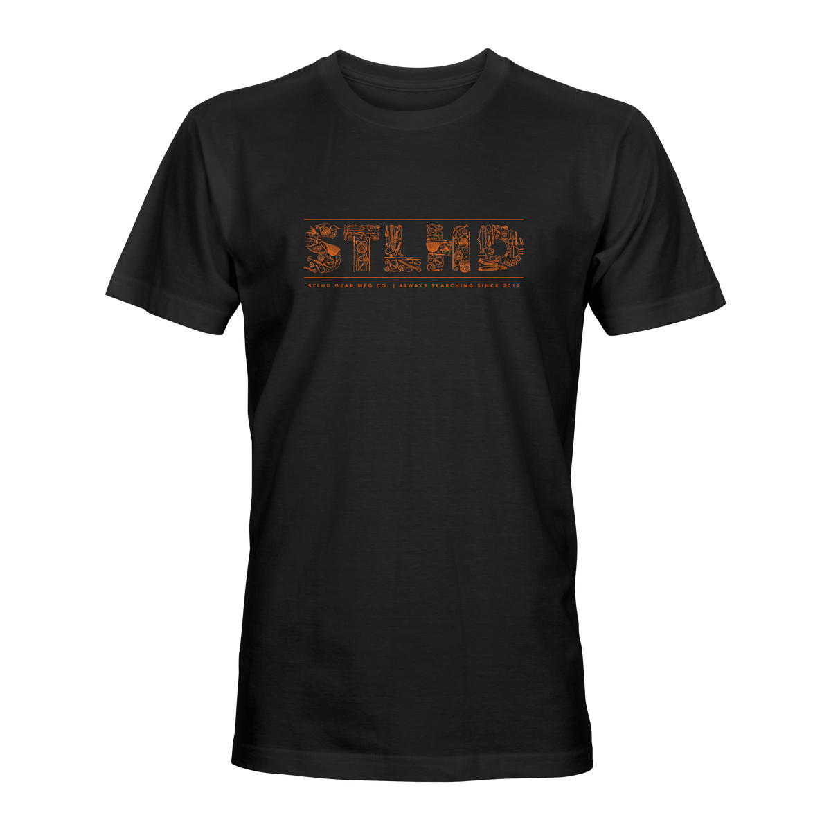 STLHD Tackle Box Tee, front view