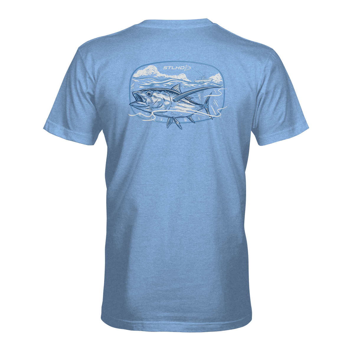 STLHD Tuna Time Tee, front view