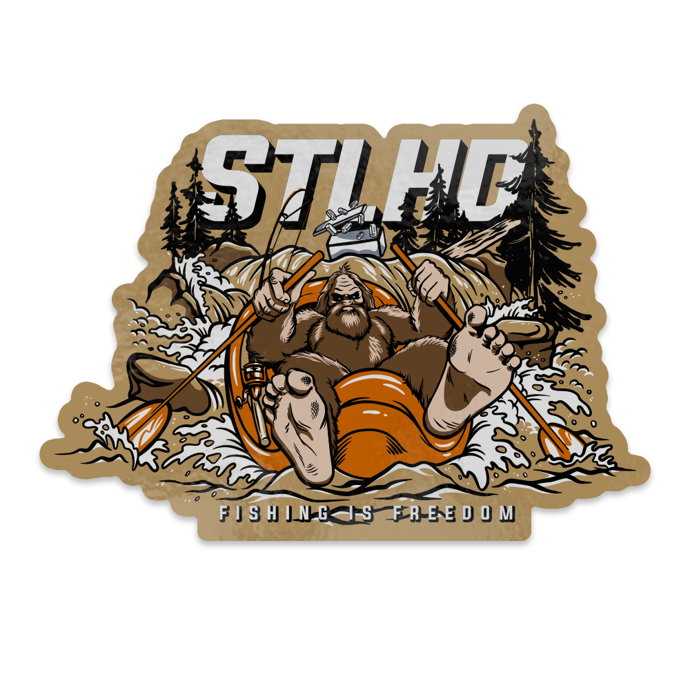 STLHD Whitewater Sticker, front view