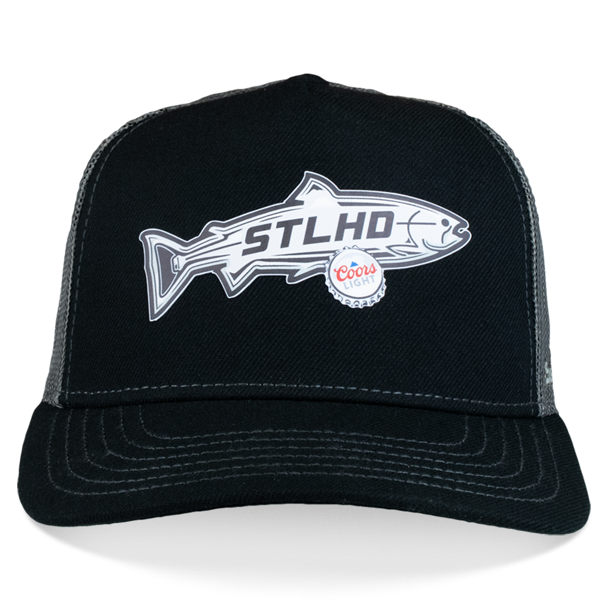 STLHD X Coors Light  Bottle Opener Trucker, back view