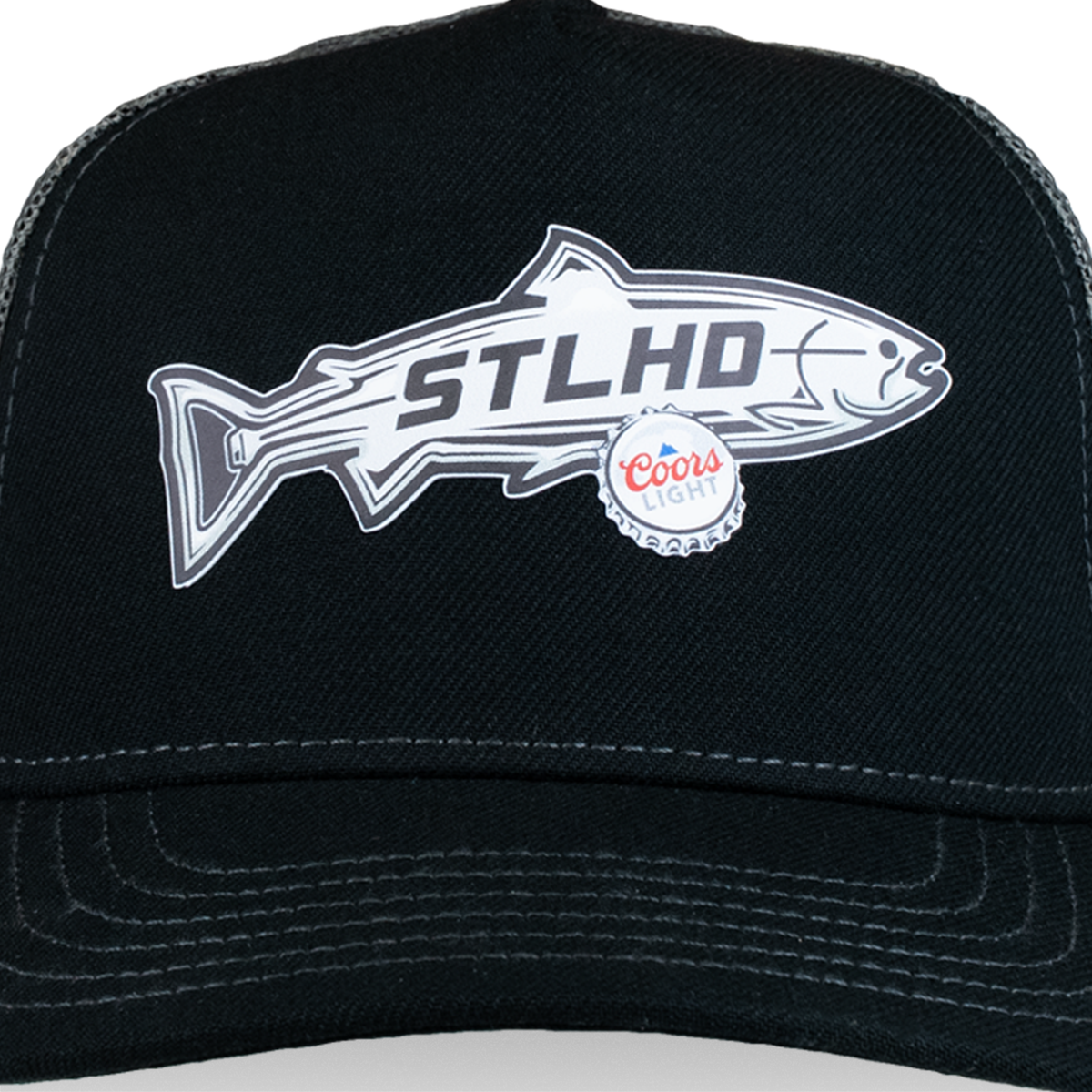 STLHD X Coors Light  Bottle Opener Trucker, detail view