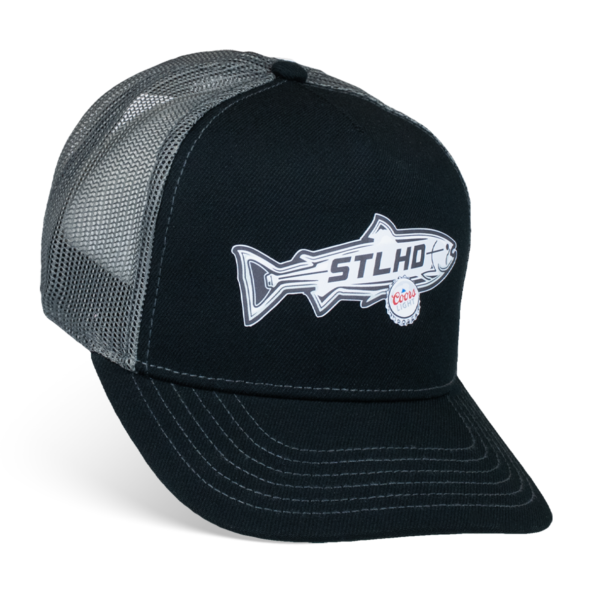 STLHD X Coors Light  Bottle Opener Trucker, front view