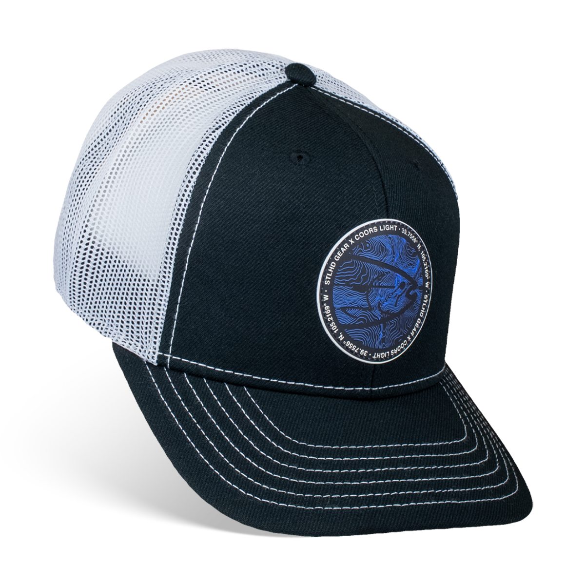 STLHD X Coors Light Coordinates Trucker, front view
