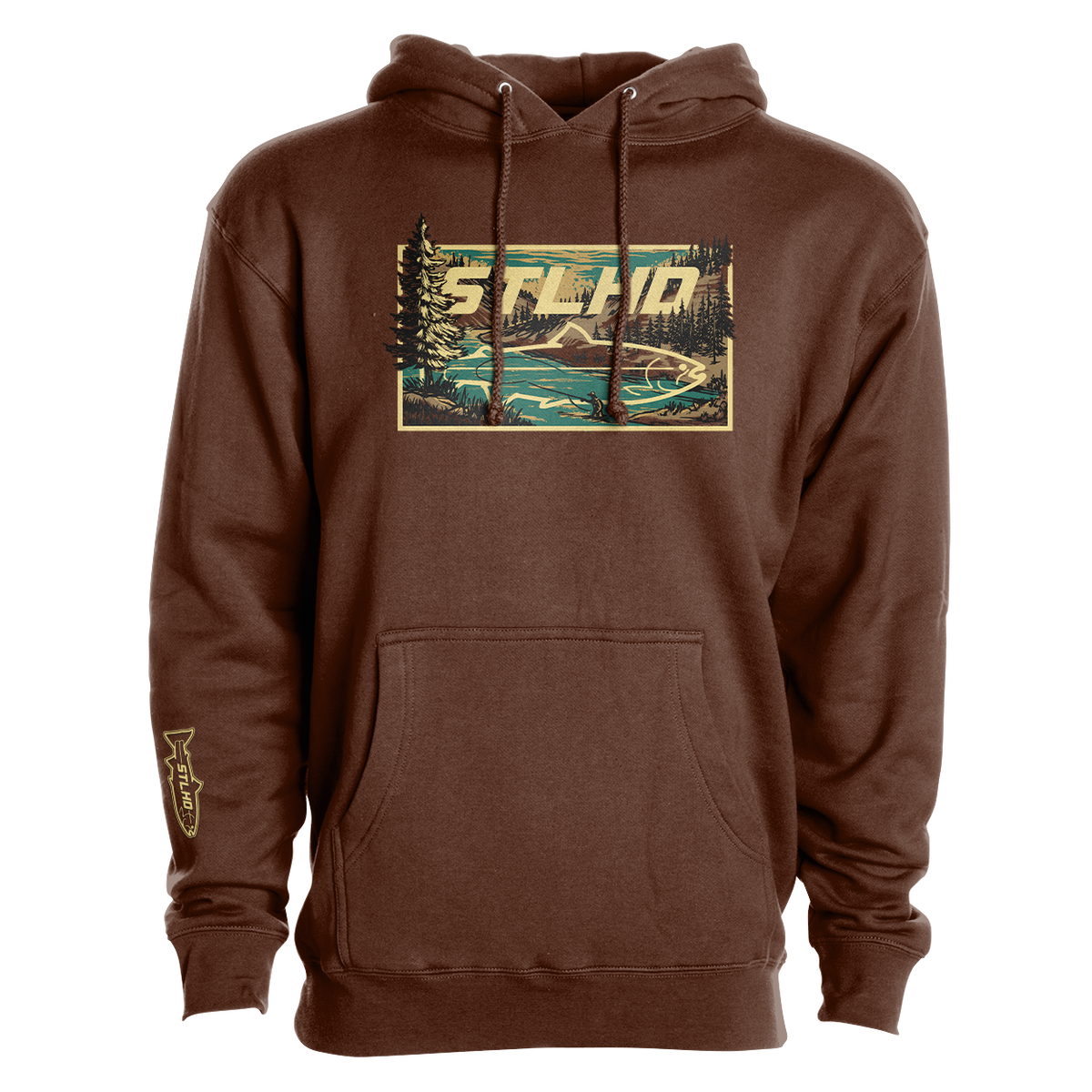 STLHD Yellowstone Premium Hoodie, front view