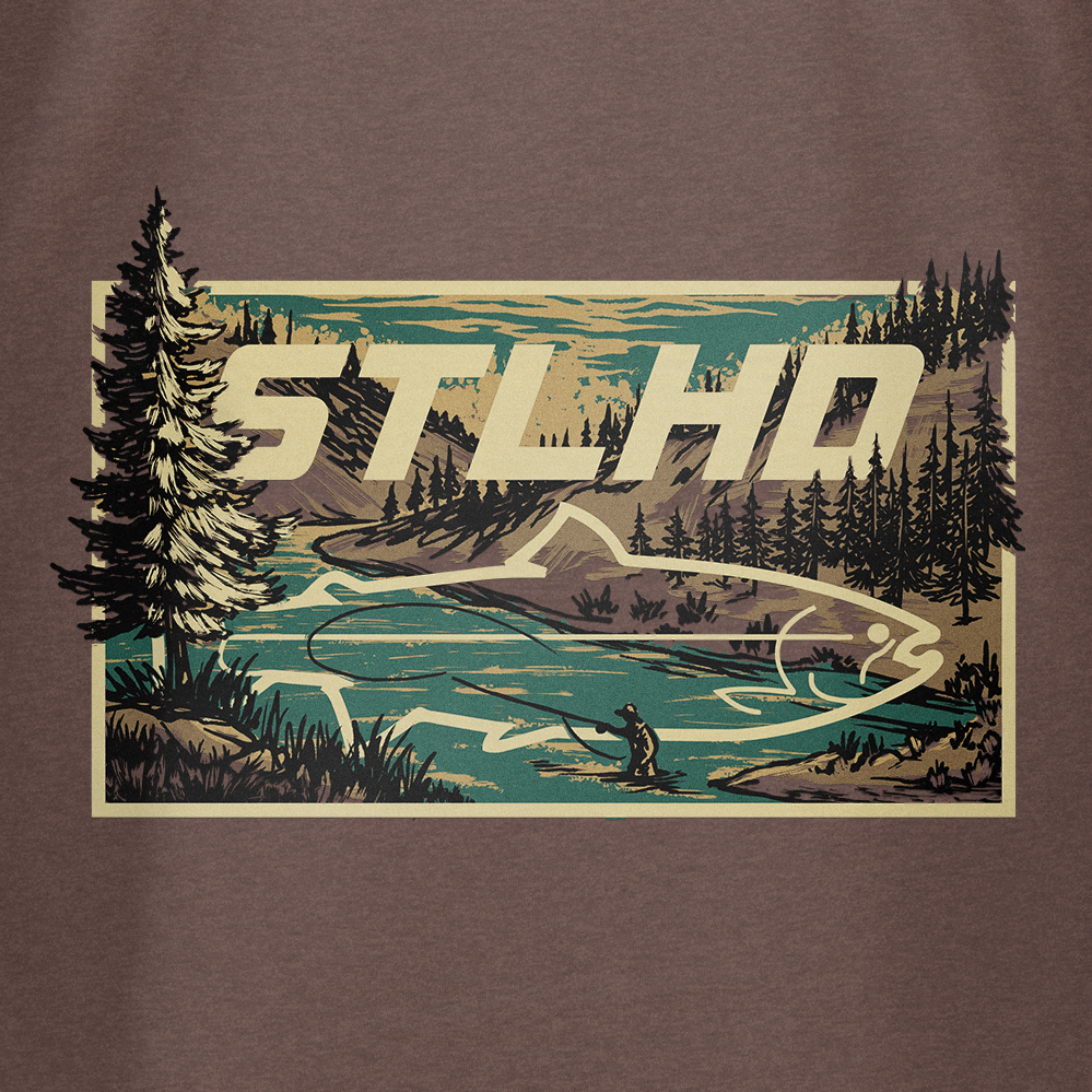 STLHD Yellowstone Tee, back view