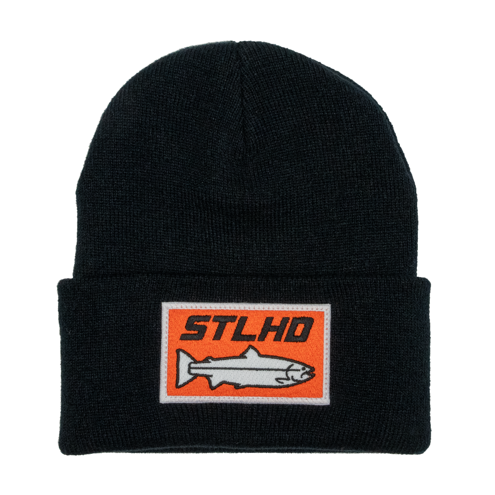 STLHD Knit Beanie Patch Hat - 2 Patch Options - H&H Outfitters