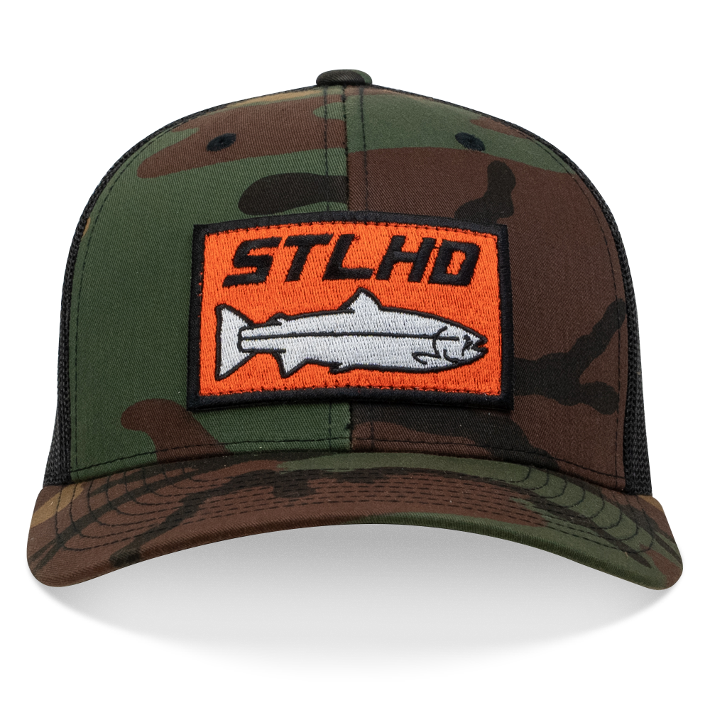 STLHD Camo Trucker Snapback Hat