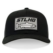 STLHD Chehalis Snapback Black Trucker Hat - H&H Outfitters
