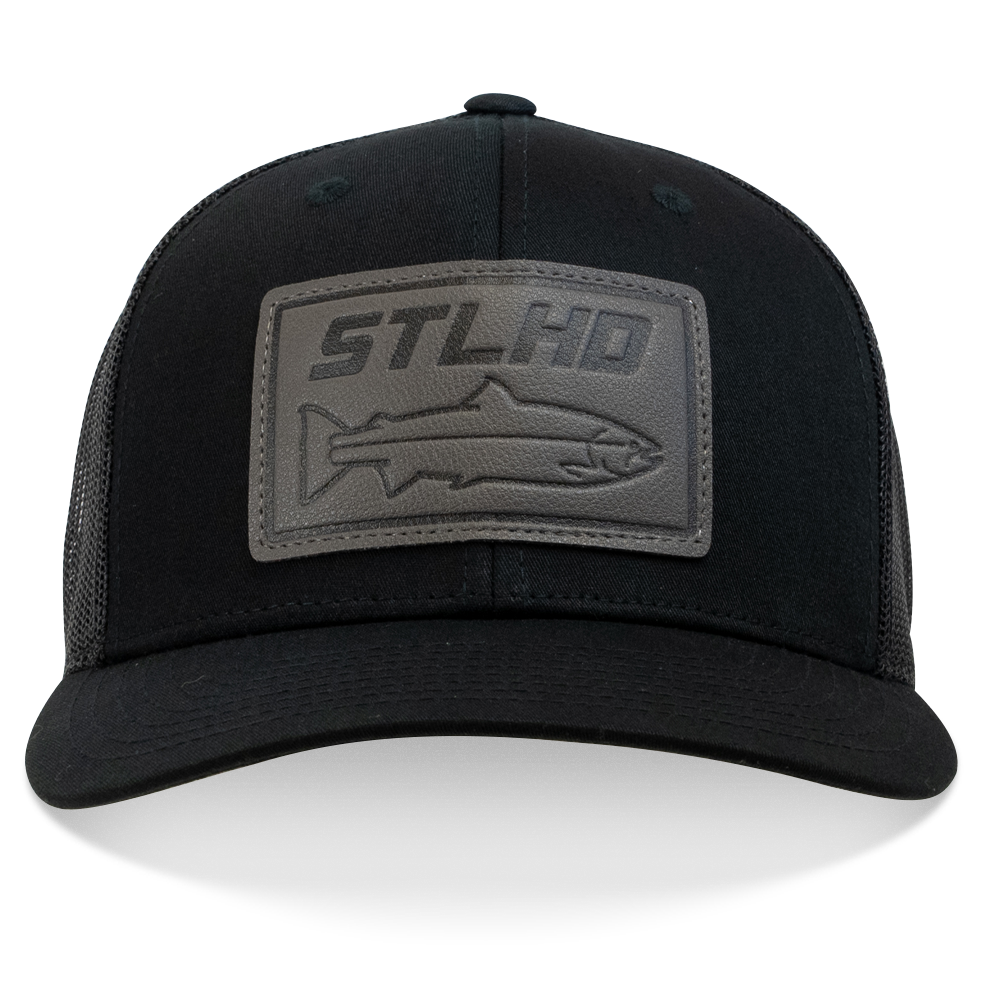 STLHD Tailout Black Snapback Trucker Hat - H&H Outfitters