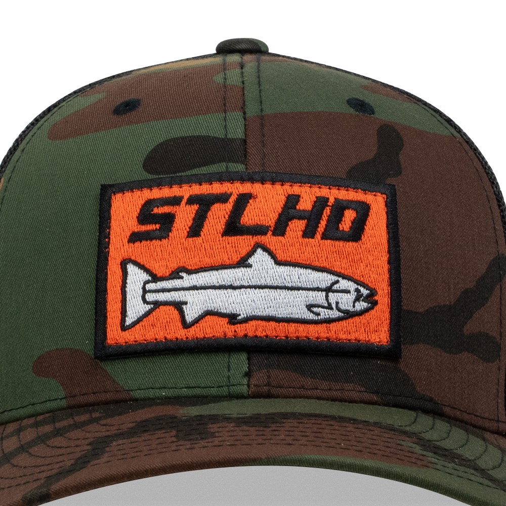 STLHD Camo Trucker Snapback Hat - H&H Outfitters