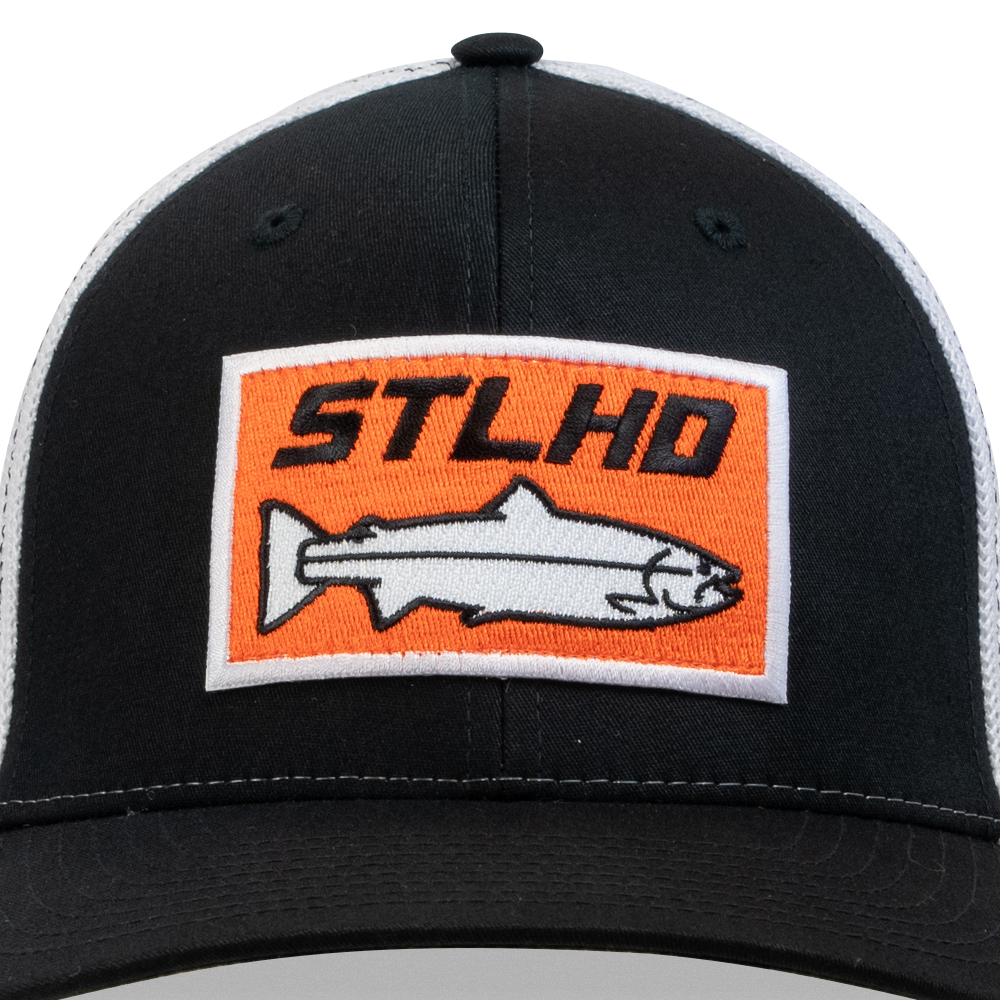 STLHD Standard Black/White Flexfit Hat