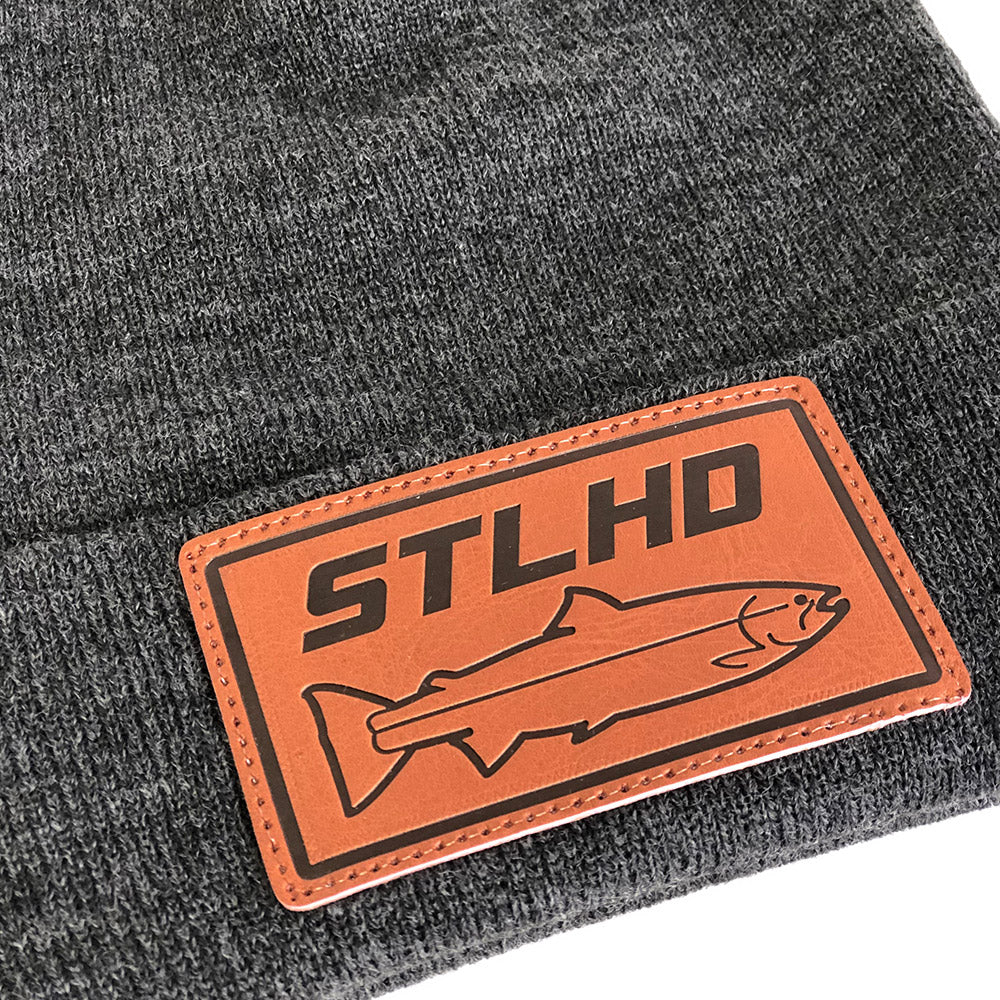 STLHD Rawhide Grey Beanie Knit Hat - H&H Outfitters