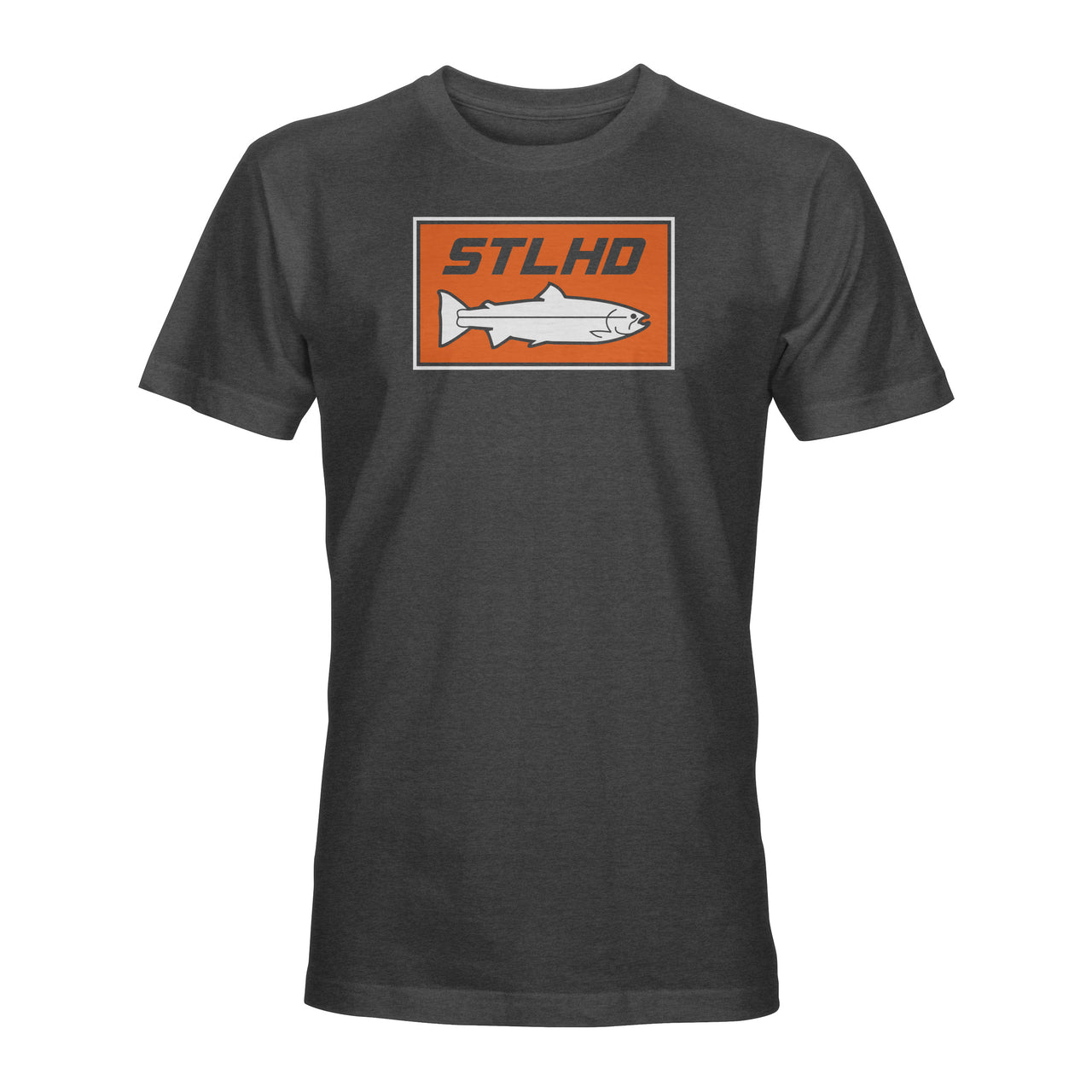 STLHD Men's Standard Logo Charcoal T-Shirt - H&H Outfitters