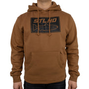 STLHD Men's Yuba River Saddle Brown Premium Hoodie - H&H Outfitters