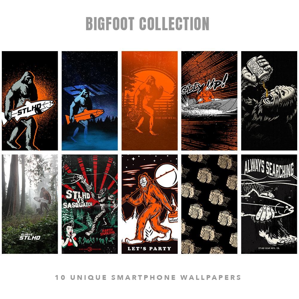 STLHD Bigfoot Smartphone Wallpapers - 10, back view