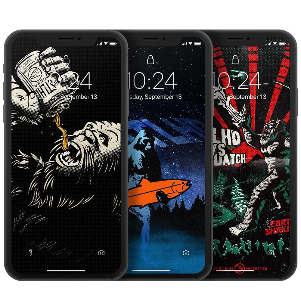 STLHD Bigfoot Smartphone Wallpapers - 10, front view