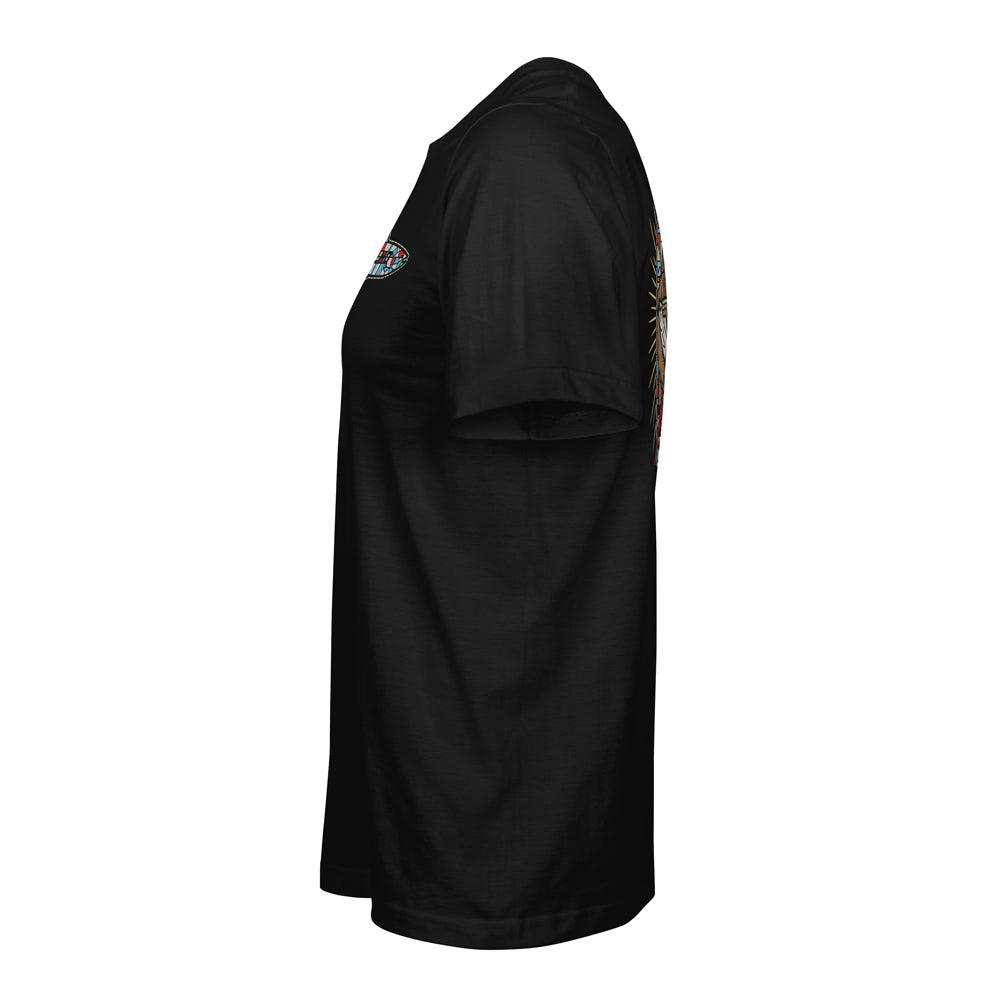STLHD Men's Saint Sasquatch Black T-Shirt, additional view 2
