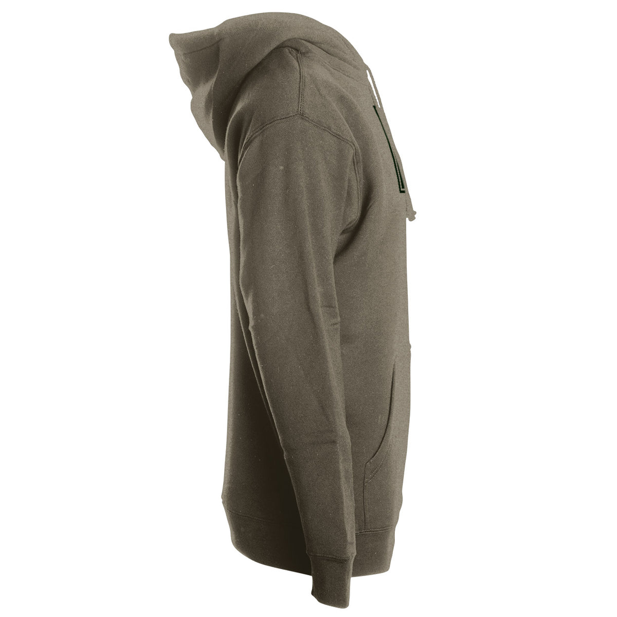 STLHD Men's Tidewater Army Green Premium Hoodie, side view